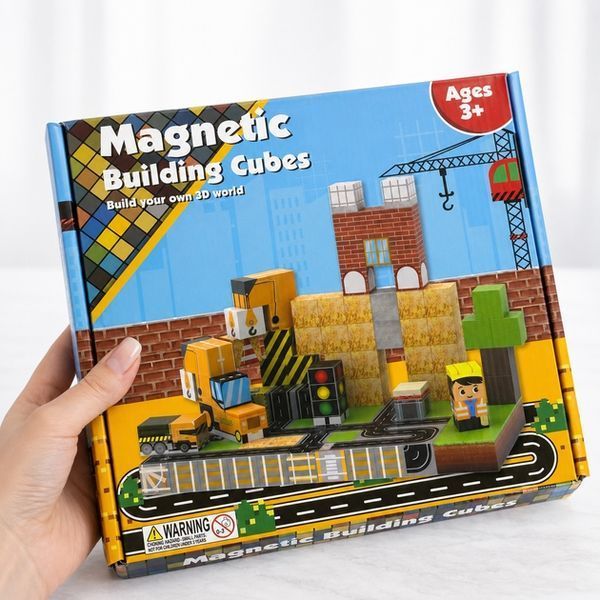 Магнитный конструктор Minecraft Спецтехника 100 деталей Mk001036 фото