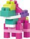 Pink Building Blocks Set 80 Pieces for Toddlers