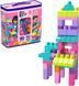 Pink Building Blocks Set 80 Pieces for Toddlers