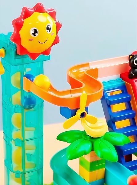Building Blocks Set 255 Pieces Fun Slides for Kids