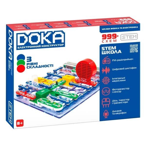 Электронный конструктор Школа 999 схем для детей 436997708 фото
