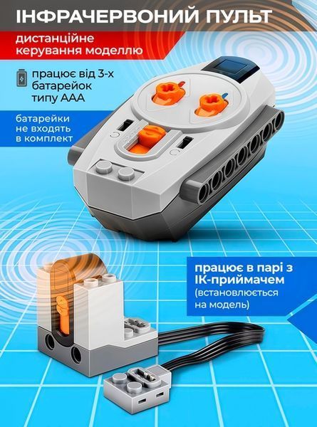 Конструктор робототехніка 400 деталей на пульті для дітей 549302130 фото