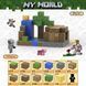 Magnetic Constructor Minecraft Forest House by the Waterfall 107 Pieces