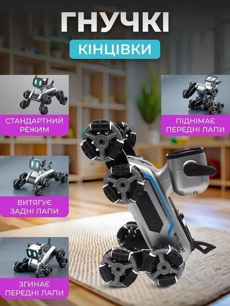 Remote Control Robot Dog Interactive with Music and LED