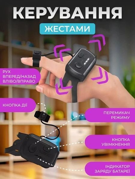Remote Control Robot Dog Interactive with Music and LED