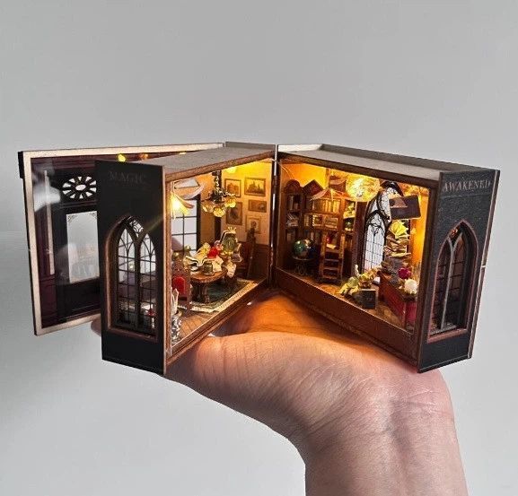 Румбокс &laquo;Школа магії&raquo; &mdash; 3D мініатюрний будиночок DIY 458925354 фото