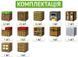 Магнітний конструктор Minecraft Дерев'яний будинок 122 блоки DEREVHOUSE122 фото 2