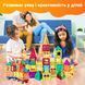 Магнитный конструктор плитки Magnetic Blocks Tiles 100 деталей с машинкой 516448579 фото 2