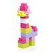 Pink Building Blocks Set 60 Pieces in a Bag for Kids