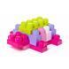 Pink Building Blocks Set 60 Pieces in a Bag for Kids