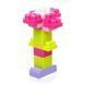 Pink Building Blocks Set 60 Pieces in a Bag for Kids