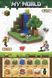 Магнітний конструктор Minecraft Водоспад 128 блоків WATERFALL128 фото 1