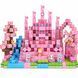 Magnetic Constructor Minecraft Pink Castle and Flower Garden 100 Pieces