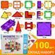 Magnetic Constructor Magcastle 100 Pieces educational set 3D Tiles for Kids