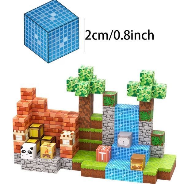 Магнитный конструктор Minecraft Джунгли 150 блоков с сюжетом JUNGLE150 фото