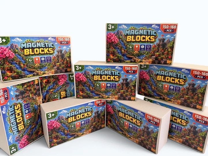 Магнитный конструктор Minecraft Джунгли 150 блоков с сюжетом JUNGLE150 фото