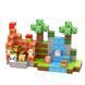 Магнитный конструктор Minecraft База Стива 150 блоков с сюжетом BAZASTIVA150 фото 2