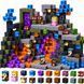 Магнитный конструктор Minecraft Обсидиановый замок и портал 160 деталей OBSIDIANCASTLE160 фото 1
