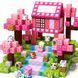 Magnetic Constructor Minecraft Sakura House and Magic Waterfall 160 Pieces