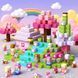 Magnetic Constructor Minecraft Sakura House and Magic Waterfall 160 Pieces