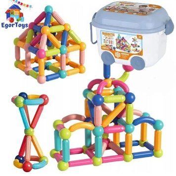 Ari&Ana Magnetic Sticks and Balls Constructor 84 Pieces