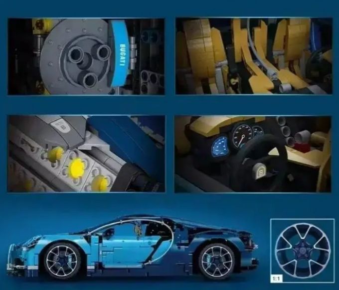 Technic Bugatti Building Set