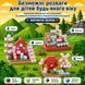 Магнитный конструктор Minecraft Розовый замок и цветущий биом 100 деталей PINKBIOM100 фото 4