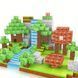 Магнітний конструктор Minecraft Ліс та водоспад 100 деталей + 3 фігурки Mk001006 фото 2