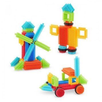 Soft Bristle Building Blocks 36 Pieces for Toddlers, STEM Construction Toy