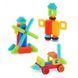 Soft Bristle Building Blocks 36 Pieces for Toddlers, STEM Construction Toy