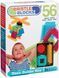 Soft Bristle Building Blocks 56 Pieces in a Box, STEM Toy for Kids