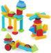 Soft Bristle Building Blocks 56 Pieces in a Box, STEM Toy for Kids