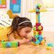 Soft Bristle Building Blocks 56 Pieces in a Box, STEM Toy for Kids