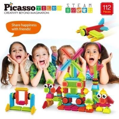 Spike Building Blocks 112 Pieces Construction Set for Kids