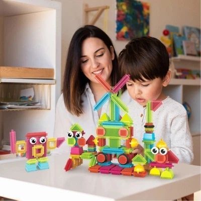 Spike Building Blocks 112 Pieces Construction Set for Kids