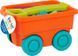 Building Blocks Set 54 Pieces with Wagon for Toddlers