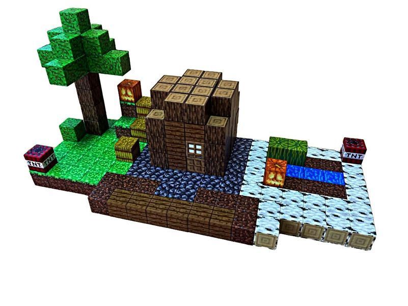Магнитный конструктор Minecraft Дом сельского старосты 192 деталей 1083 фото