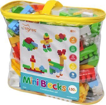 Building Blocks Set 150 Pieces for Kids, Construction Toy