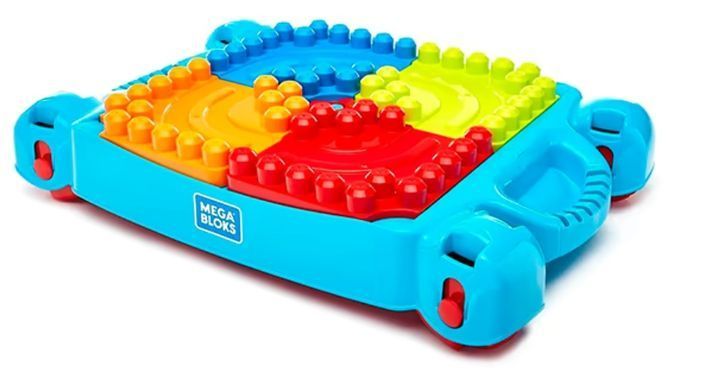 Building Blocks Activity Table for Toddlers, Construction Play Set