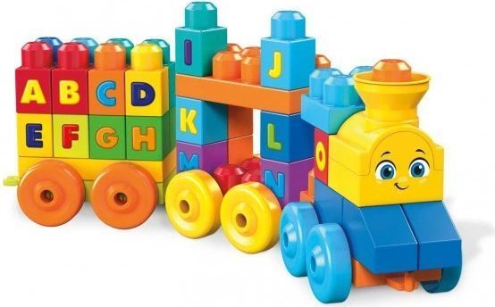 Musical Train Building Blocks Set 50 Pieces for Toddlers