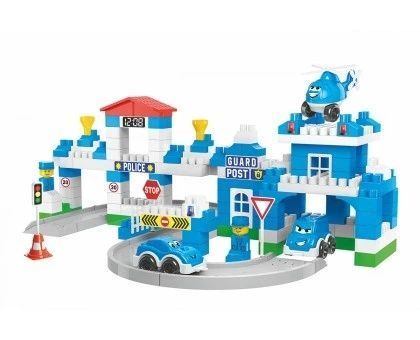 Police Station Building Blocks Set 180 Pieces for Kids