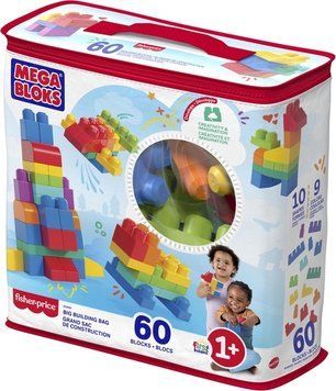 Classic Building Blocks Set 60 Pieces for Toddlers