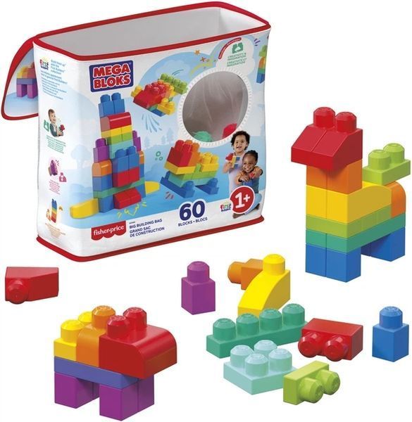 Classic Building Blocks Set 60 Pieces for Toddlers