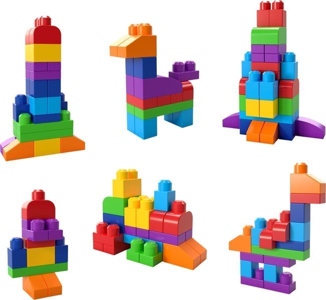 Classic Building Blocks Set 60 Pieces for Toddlers